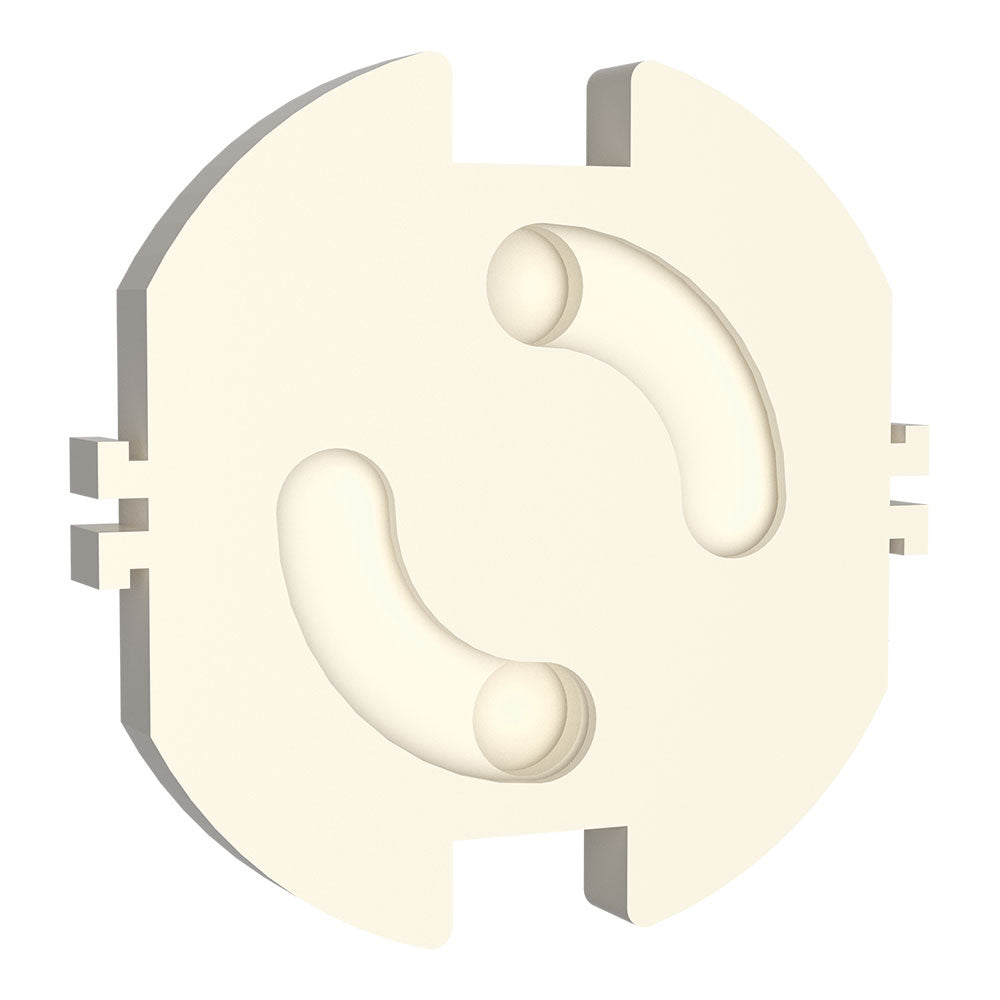 TAPA DE ENCHUFE GIRATORIOS BASE T/TL, BLISTER 10 uds