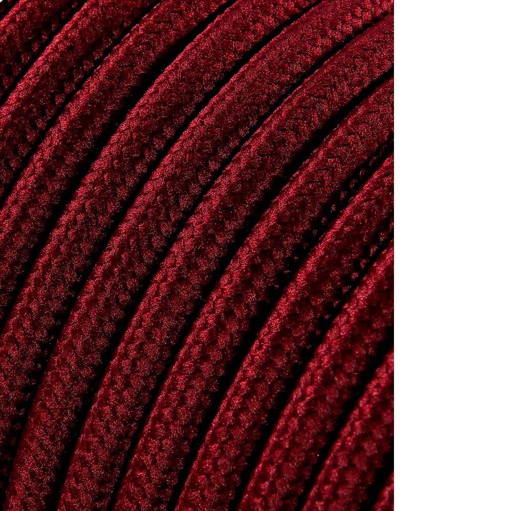 CARRETE CABLE CORDÓN TUBULAR H03VV-F 2 x 0,75 mm² BURDEOS, 5m
