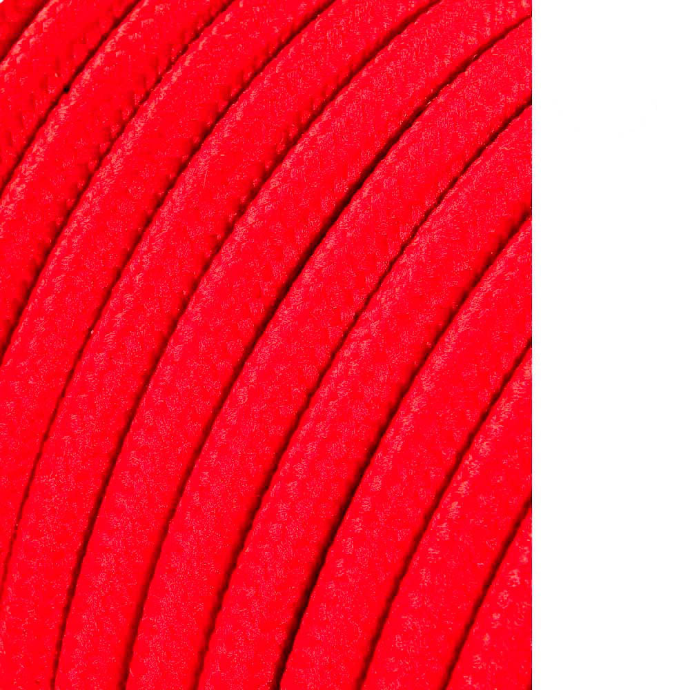 CARRETE CABLE CORDÓN TUBULAR H03VV-F 2 x 0,75 mm² ROJO, 25 m