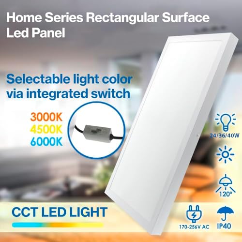 M Ledme - Panel Led de Superficie Rectangular