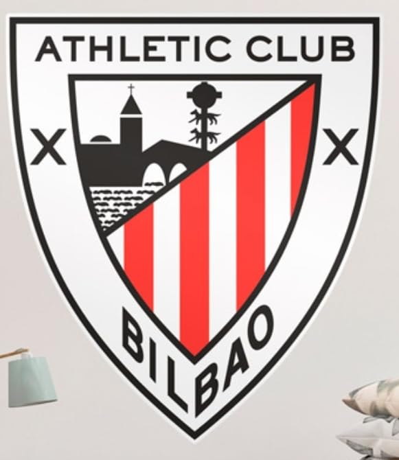 SOLOLED Escudo futbol regalos Bilbao neon LED Iluminado, Decoración Deportiva, Lámpara de Pared