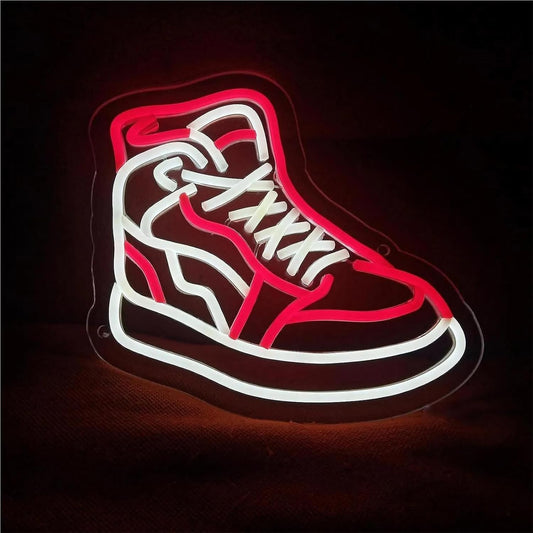 Zapatos Pista led Letrero neón Zapatos Deportivos Luces de neón Tienda Zapatillas Sala Juegos decoración recinto Deportivo Dormitorio Bar Sala Arte