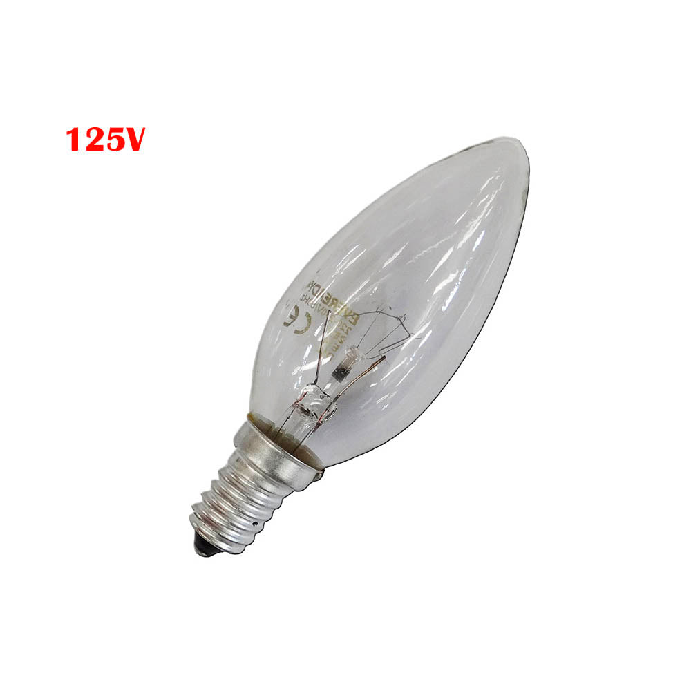 BOMBILLA INCANDESCENTE VELA CLARA 60 W E14 125 V (SOLO USO INDUSTRIAL)
