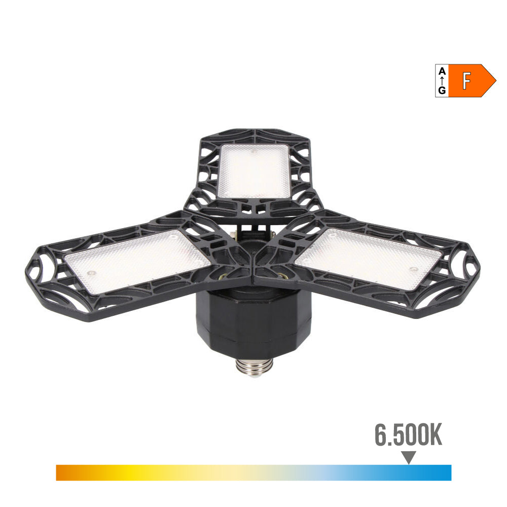 BOMBILLA "LEAF" LED E27 60W 6400lm 6500K LUZ FRIA Ø26,5x12cm EDM