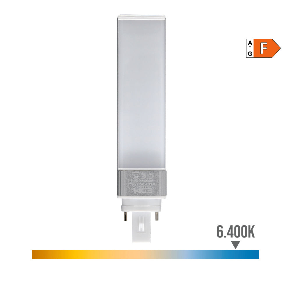 BOMBILLA LED G24 (DOWNLIGHT) 11W 1150lm 6400K LUZ FRIA 3,5x16,2cm EDM