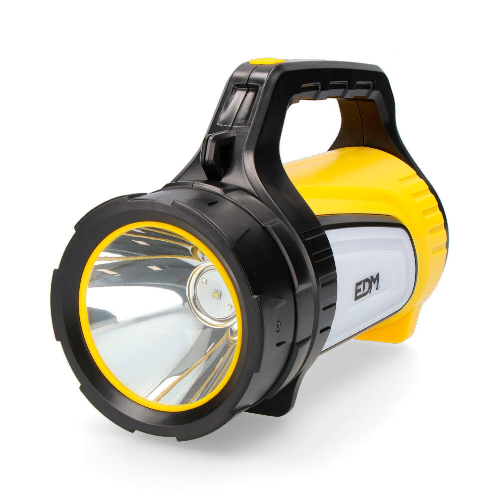 LINTERNA DE CAÑÓN MULTIFUNCION. LUZ PRINCIPAL 10W 350Lm + LATERAL 3W 100Lm + LATERAL ROJO 3W 20 Lm Y POWER BANK