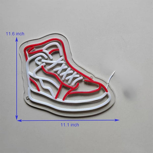 Zapatos Pista led Letrero neón Zapatos Deportivos Luces de neón Tienda Zapatillas Sala Juegos decoración recinto Deportivo Dormitorio Bar Sala Arte