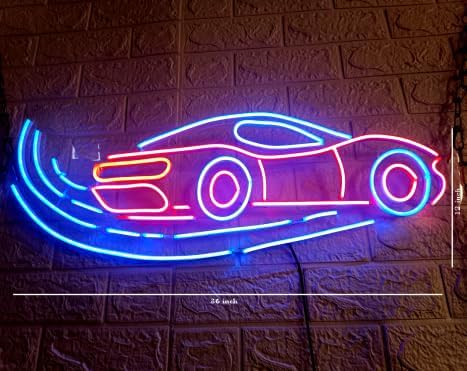 Letrero LED Personalizable de Neón, Logotipo Deportivo, Iluminación Decorativa, Rojo y Blanco