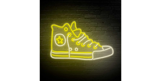 Zapatos Pista led Letrero neón Zapatos Deportivos Luces de neón Tienda Zapatillas Sala Juegos decoración recinto Deportivo Dormitorio Bar Sala Arte