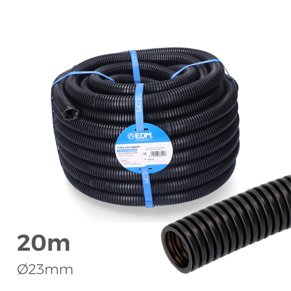 CORRUGADO PARA INTERIOR MEDIDA 23mm M-32 20m CE