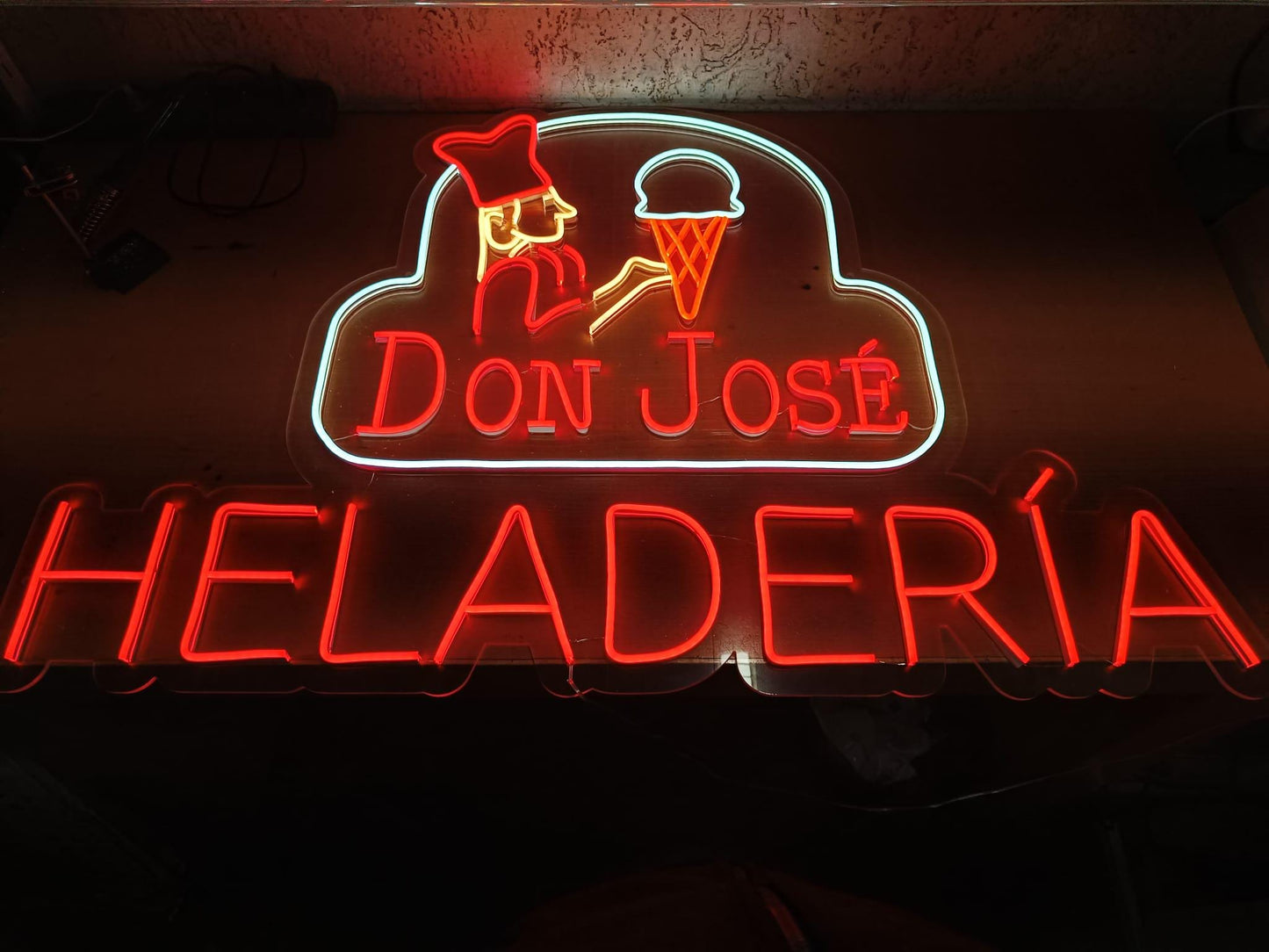 Letrero de led neón personalizado/ hecho a mano/ Letrero de boda/ Regalo personalizado/ Decoració de pared, metacrilato