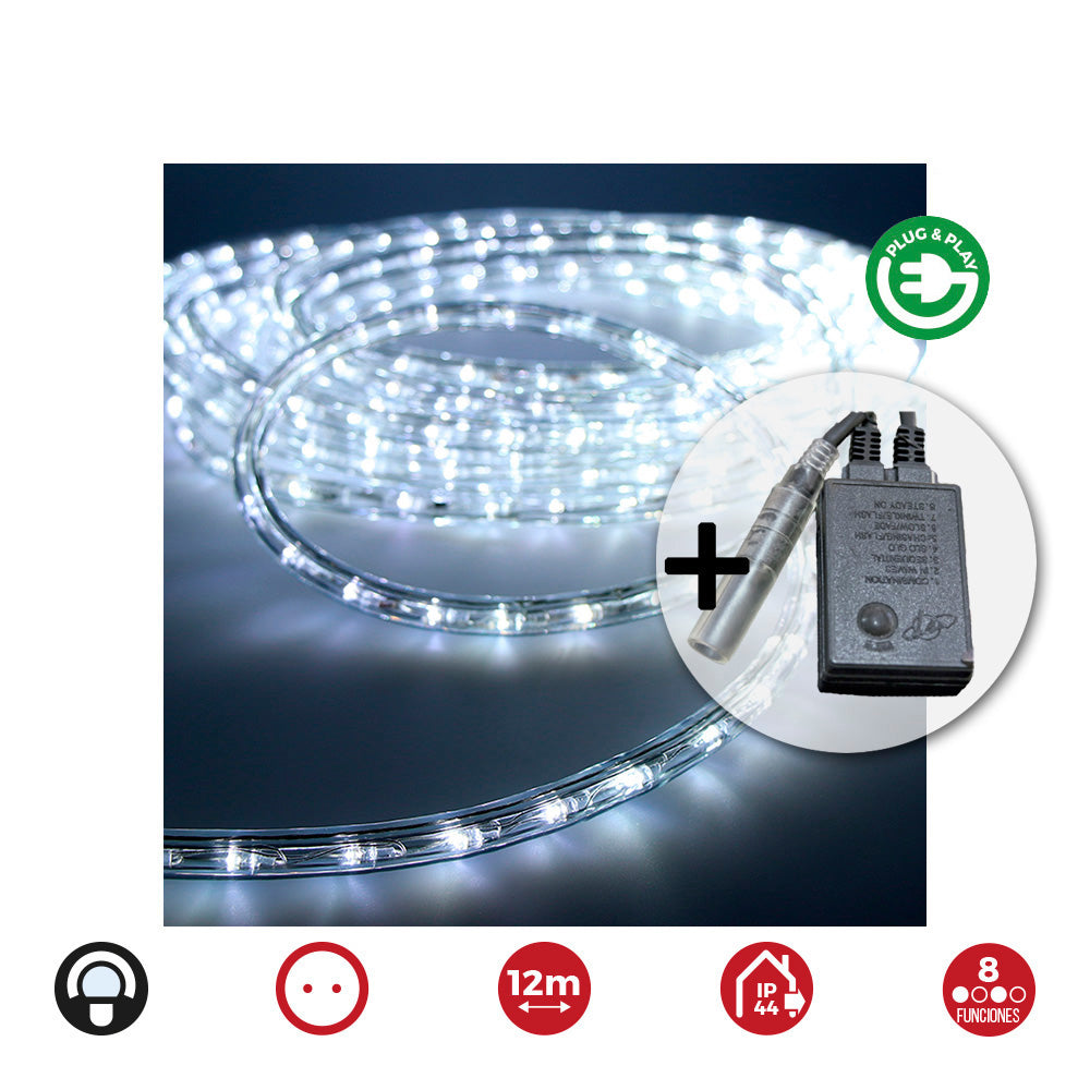 KIT FLEXILED MULTIFUNCION BLANCO FRIO 12 m