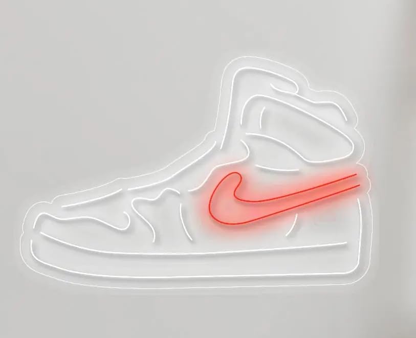Zapatilla led metacrilatoen neón combina arte y funcionalidad