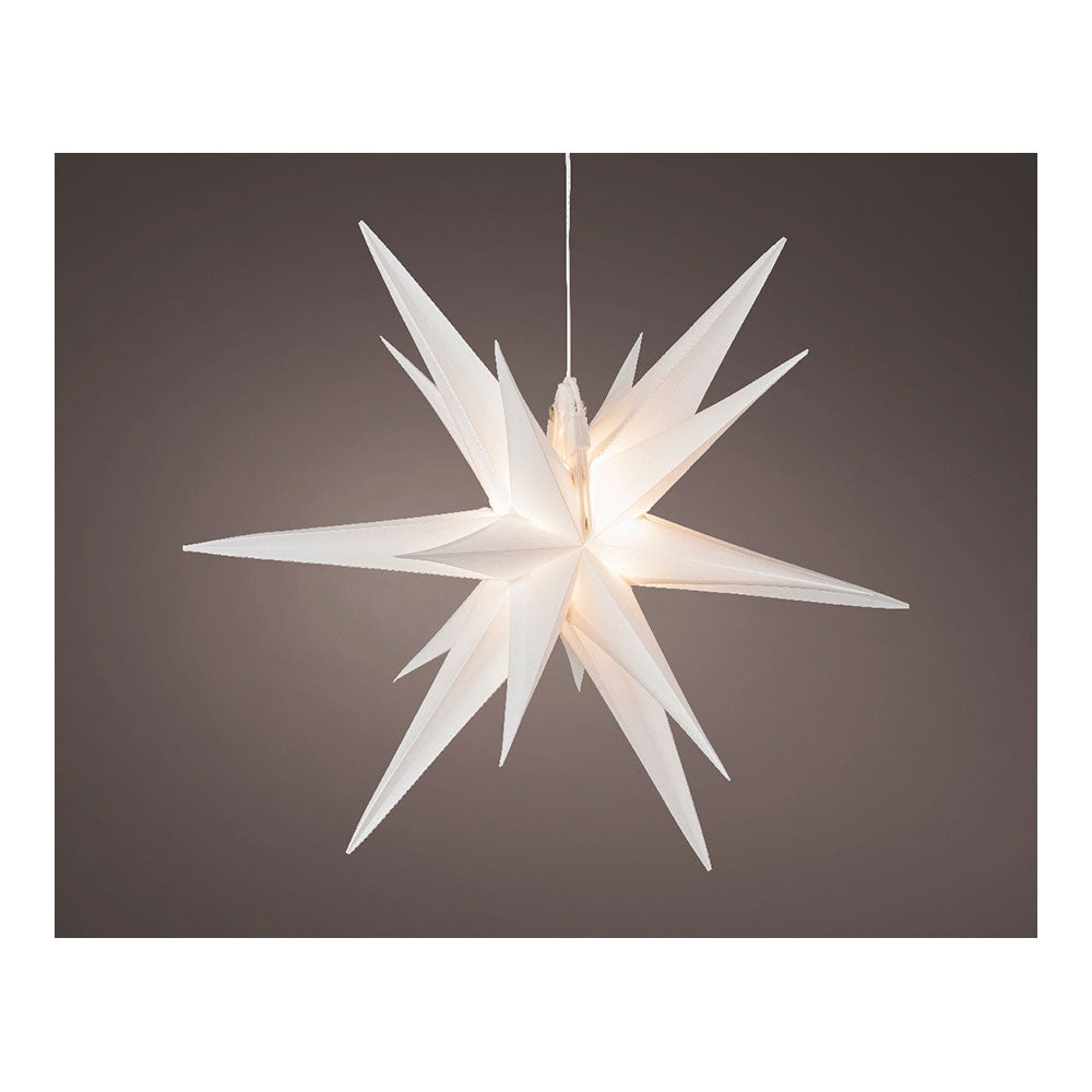 FIGURA LED ESTRELLA ROJA 6 LEDS EXTERIOR Ø40 x 40 cm