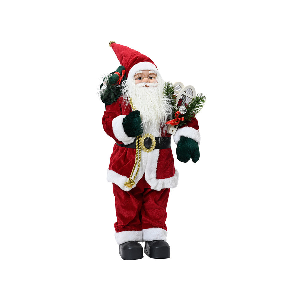 SANTA CLAUS MUÑECO DECORATIVO 23 x 14 x 45 cm