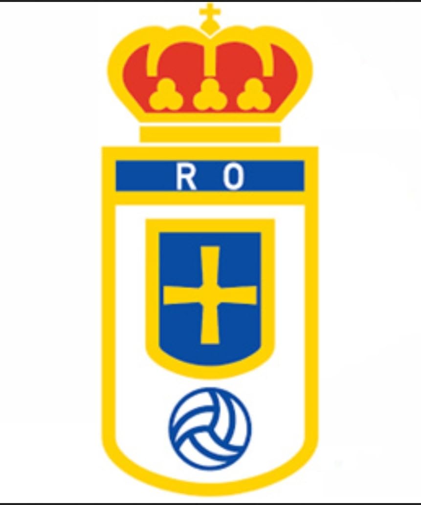 SOLOLED Lámpara LED escudo Decorativa Regalo Oviedo, Escudo Club, Iluminación Deportiva Medidas 20x35 cm
