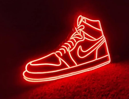 Zapatos Pista led Letrero neón Zapatos Deportivos Luces de neón Tienda Zapatillas Sala Juegos decoración recinto Deportivo Dormitorio Bar Sala Arte