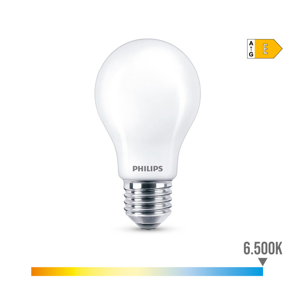 BOMBILLA STANDARD LED E27 8,5 w 1055 lm 6500 k LUZ FRIA Ø6 x 10,4 cm