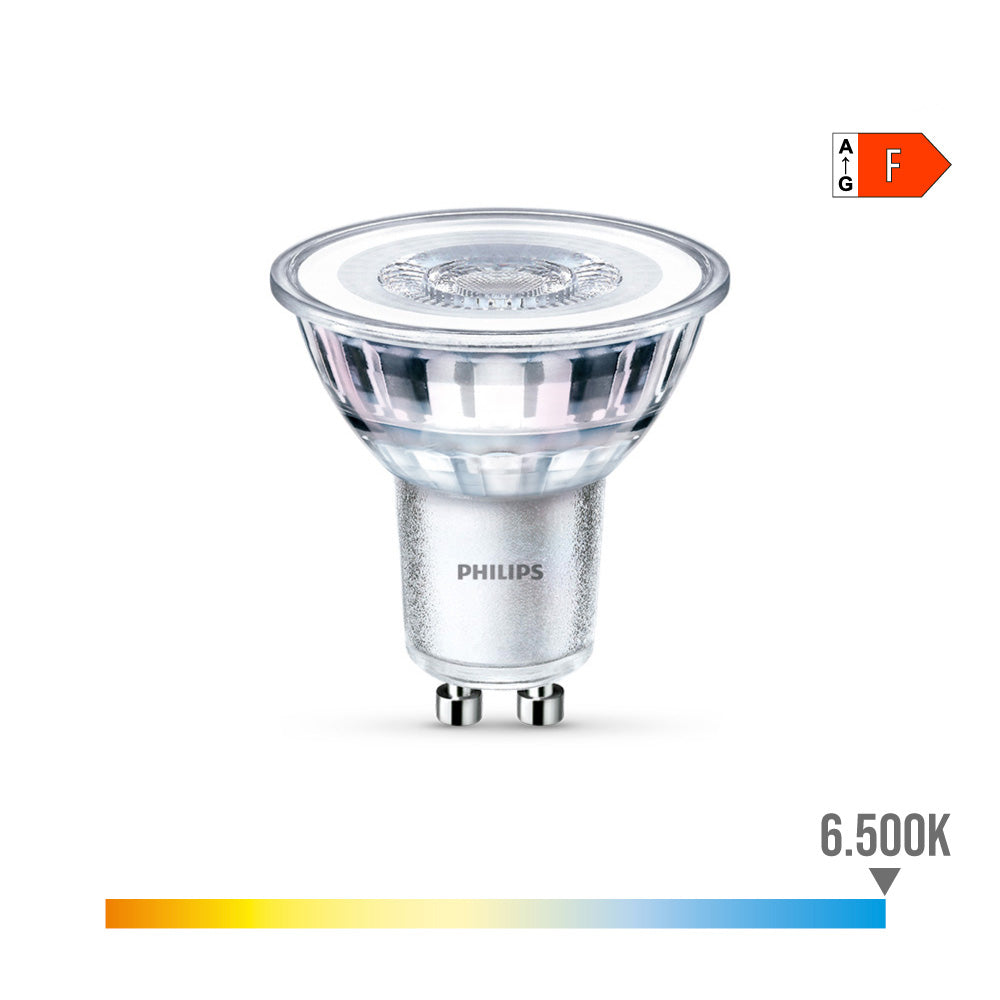 BOMBILLA DICROICA LED GU10 4,6 w 390 lm 6500 k LUZ FRIA Ø5 x 5,4 cm