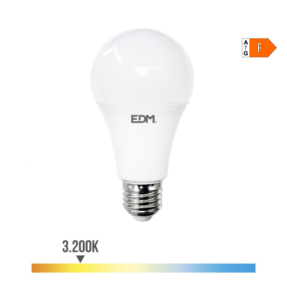 BOMBILLA STANDARD LED E27 24 w 2600 lm 3000 k LUZ CALIDA Ø7 x 13,6 cm