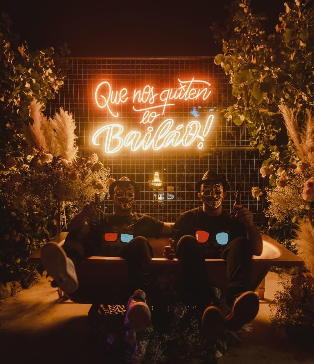 Letrero LED de Neón 'Que nos quiten lo Bailao', Luz Decorativa para Pared, Color Blanco Cálido
