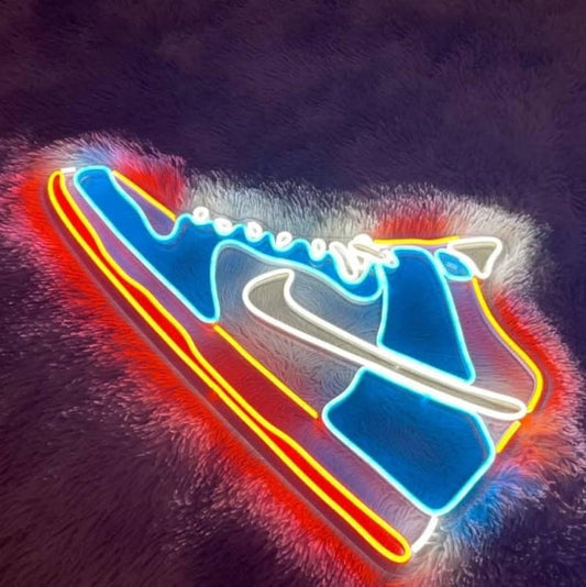 Zapatos Pista led Letrero neón Zapatos Deportivos Luces de neón Tienda Zapatillas Sala Juegos decoración recinto Deportivo Dormitorio Bar Sala Arte