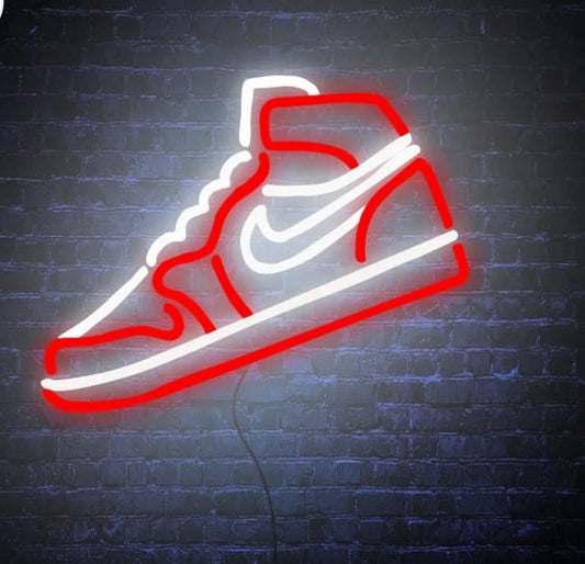 Zapatos Pista led Letrero neón Zapatos Deportivos Luces de neón Tienda Zapatillas Sala Juegos decoración recinto Deportivo Dormitorio Bar Sala Arte