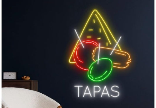 Lámpara LED de Neón Decorativa tapas bar, Diseño de Frutas, Iluminación de Pared, Luz Ambiental