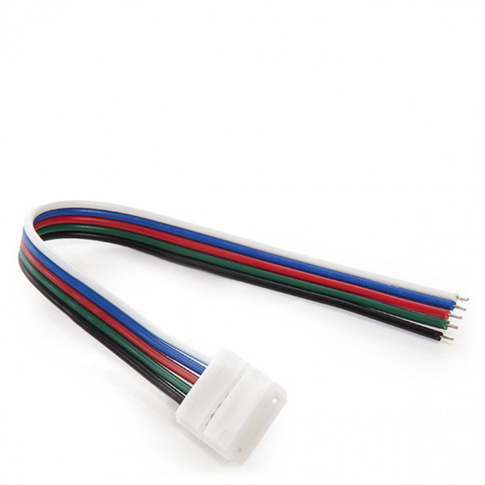 Conector Tira LED RGBw Simple con Cable