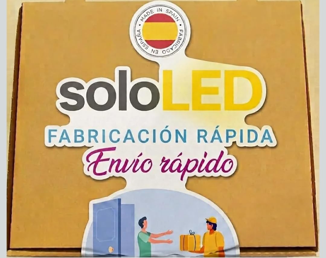 SOLOLED Letrero Neón LED pediatria 45cm Cartel Luminoso Decorativo para Boda, Aniversario, Dormitorio, San Valentín, Regalo de Pareja, 12V Bajo Consumo