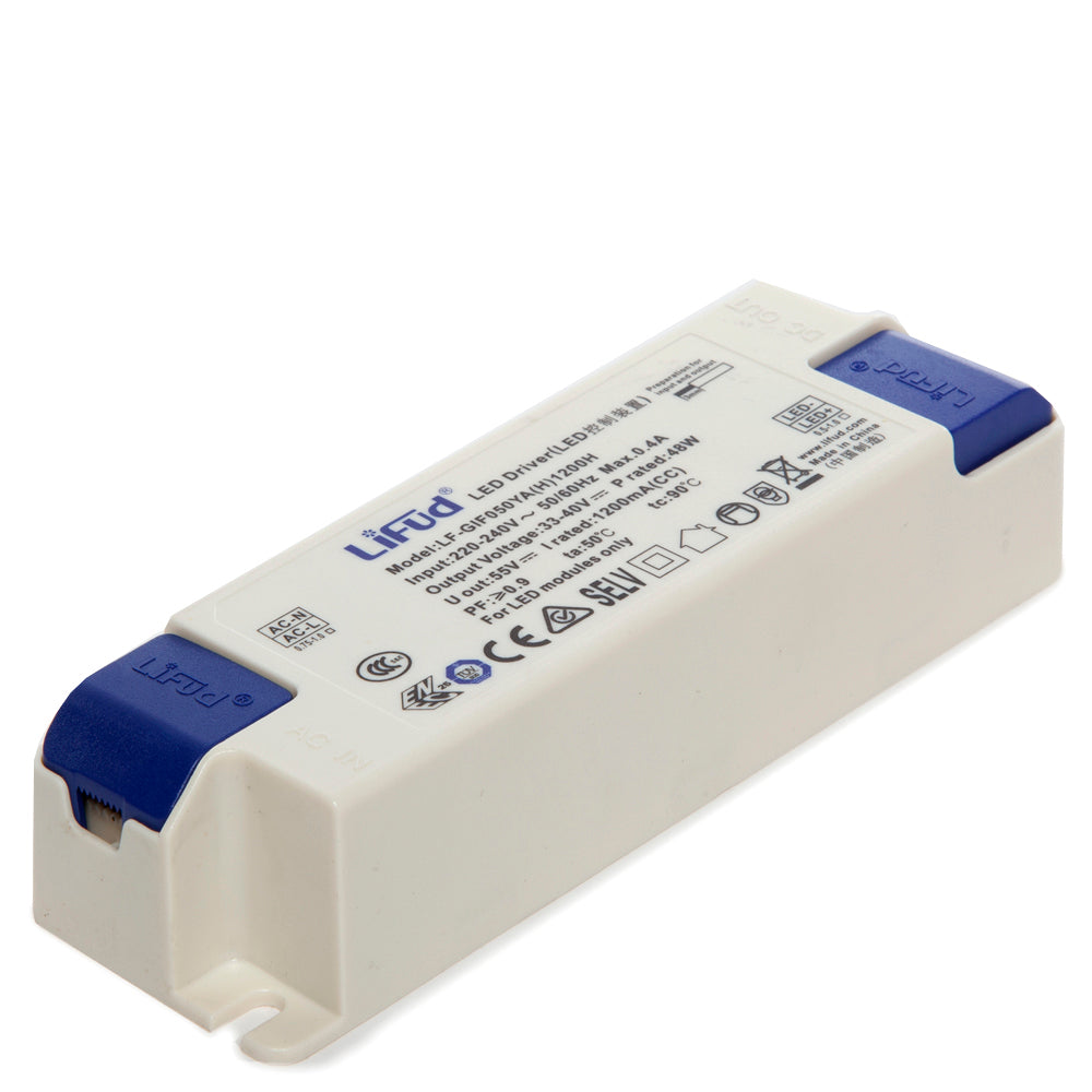 Driver LIFUD 38W Entrada:220-240VAC Salida:33-40VDC Flicker Free