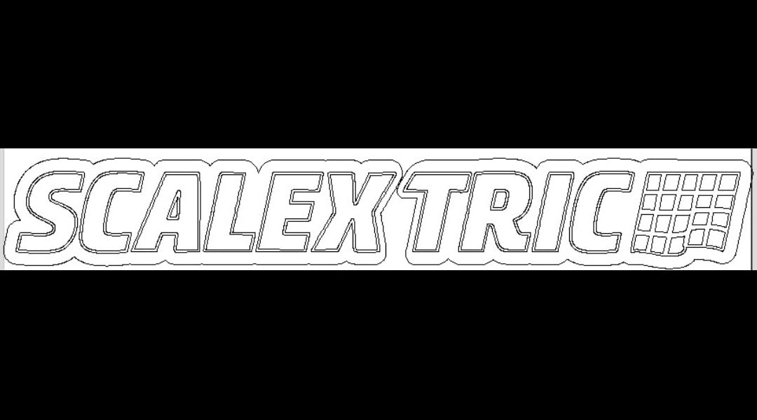 Cartel LED de Neón Decorativo Scalextric, Iluminación para Pared