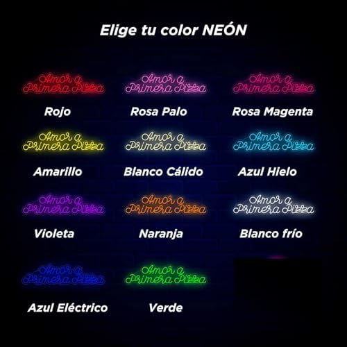 / Neones para Bares y Restaurantes/Neones Pizza/Neón «Amor a primera pizza»