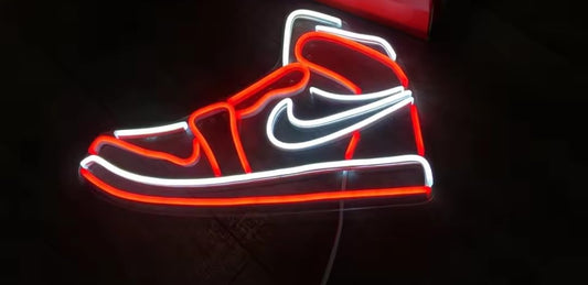 Zapatos Pista led Letrero neón Zapatos Deportivos Luces de neón Tienda Zapatillas Sala Juegos decoración recinto Deportivo Dormitorio Bar Sala Arte