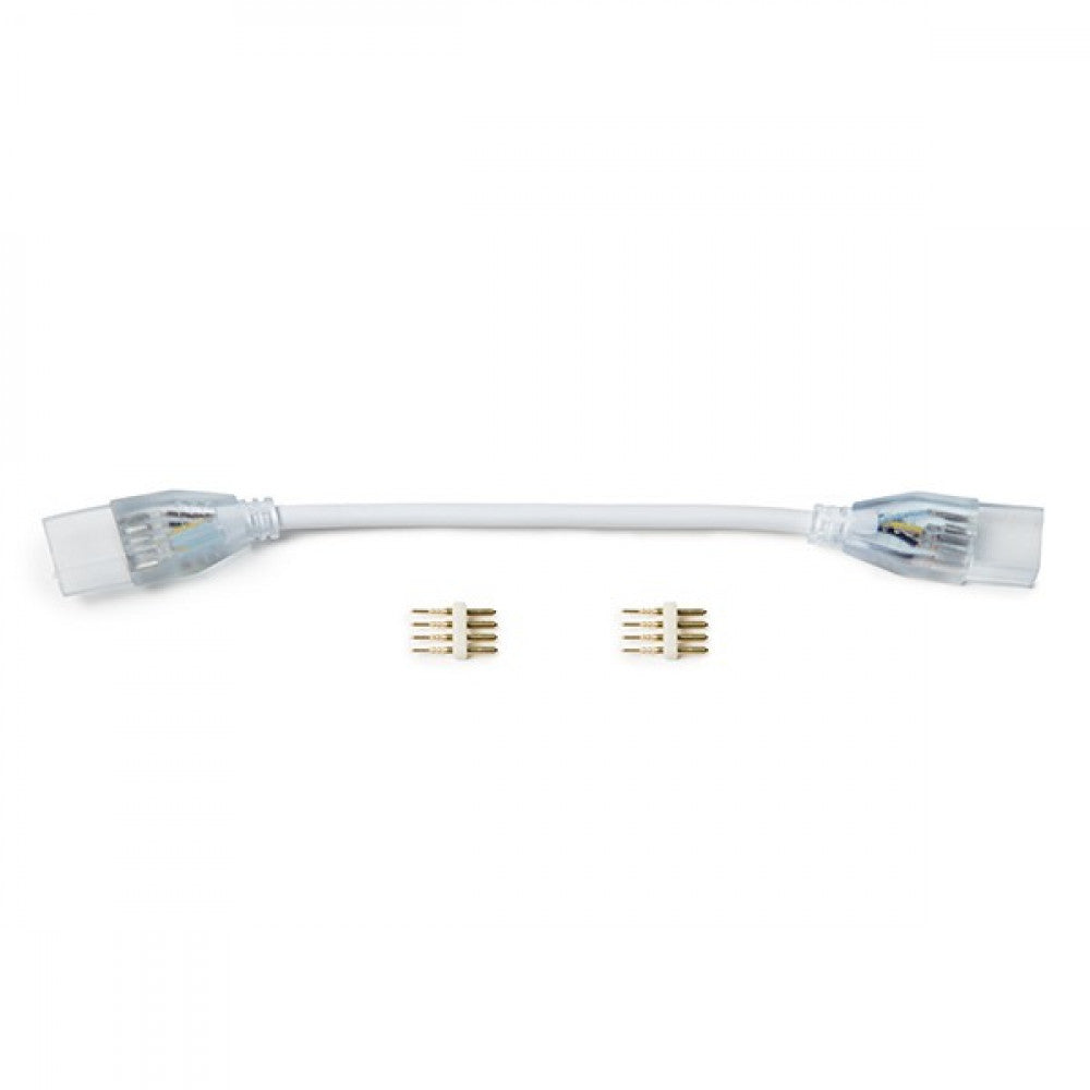 Cable Conector 2 Tiras LEDs 220VAC RGB