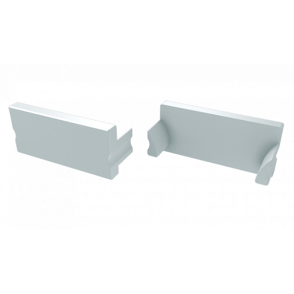 Tapón Final Perfíl Tipo TERRA - Anodizado Negro