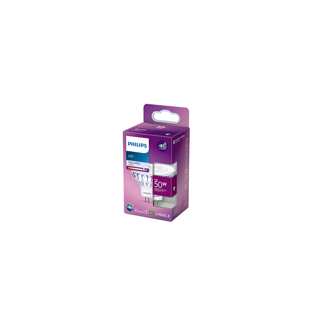 Bombilla LED Philips MR16 36D  7W 621Lm 4000K [PH-929001905055