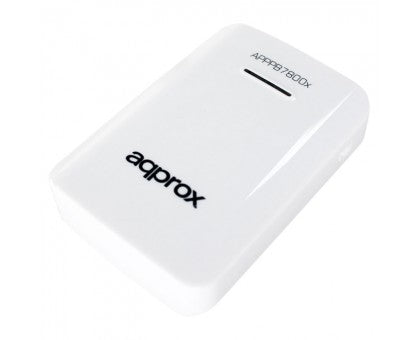 ÷ Approx power bank universal 7800 mah (blanco)