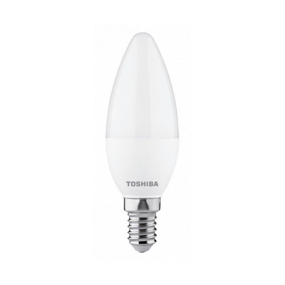 Bombilla LED TOSHIBA  E14 C37 5W 470Lm Blanco Cálido Regulable [TO-DELS-CD3400514DE51