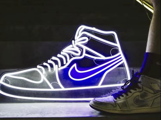 Zapatos Pista led Letrero neón Zapatos Deportivos Luces de neón Tienda Zapatillas Sala Juegos decoración recinto Deportivo Dormitorio Bar Sala Arte