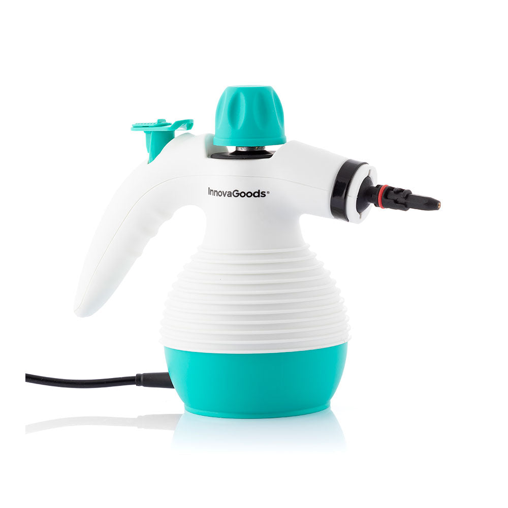VAPORETA DE MANO MULTIUSOS CON ACCESORIOS 9 EN 1 STEANY  0,35 L 3 BAR 1000 W