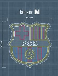 Letrero LED Neón Decorativo Barcelona, Iluminación Multicolor