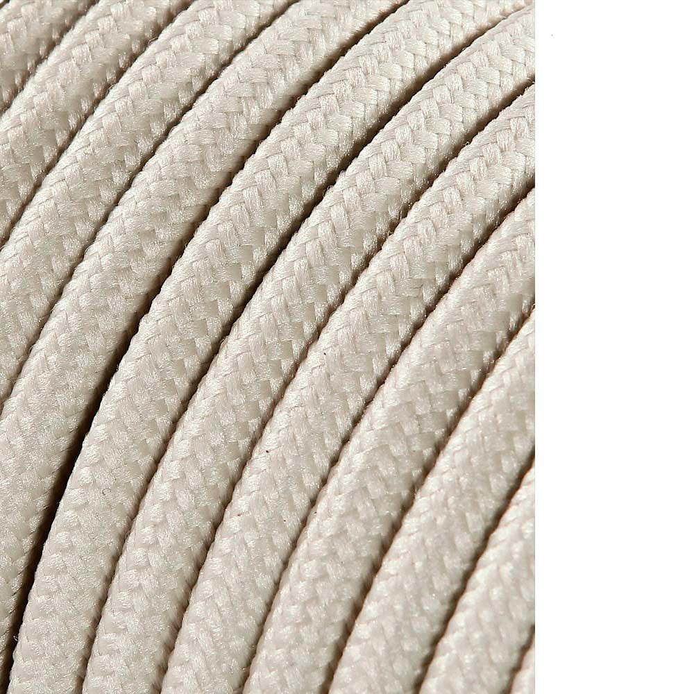 CARRETE CABLE CORDÓN TUBULAR H03VV-F 2 x 0,75 mm² ALGODÓN, 5 m