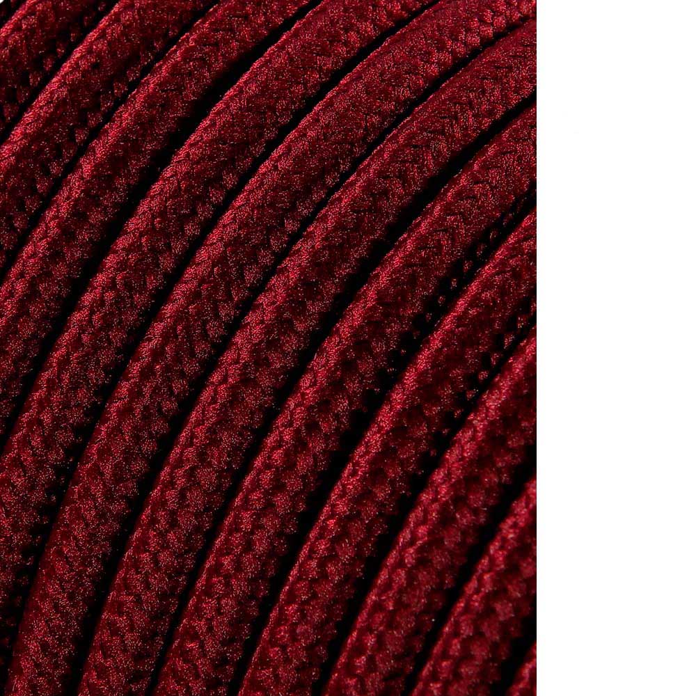 CARRETE CABLE CORDÓN TUBULAR H03VV-F 2 x 0,75 mm² BURDEOS, 25 m