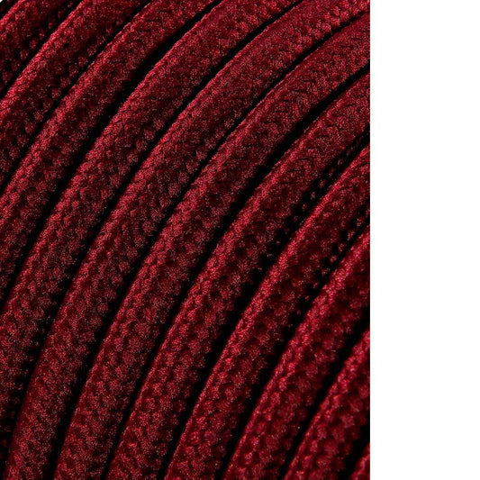 CARRETE CABLE CORDÓN TUBULAR H03VV-F 2 x 0,75 mm² BURDEOS, 25 m