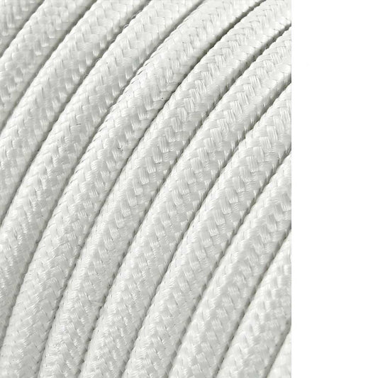 CARRETE CABLE CORDÓN TUBULAR H03VV-F 2 x 0,75 mm² BLANCO, 25 m