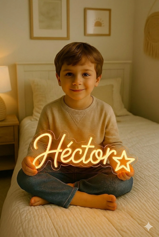 Cartel neón personalizado de neón led en metacrilato