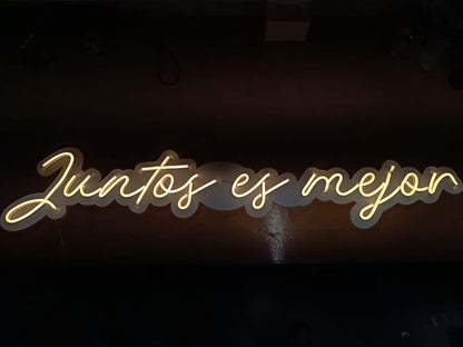 SOLOLED Letrero led neón flex 12V texto personalizado para colgar en pared Diseño, maqueta gratuita, presupuesto gratuito! Envíanos tu texto o foto.