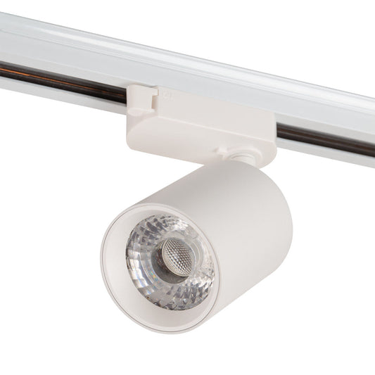 Foco de Carril Monofásico 10W COB Regulable Flicker Free Blanco 2700ºK [1916-TL-10W-M-WW]