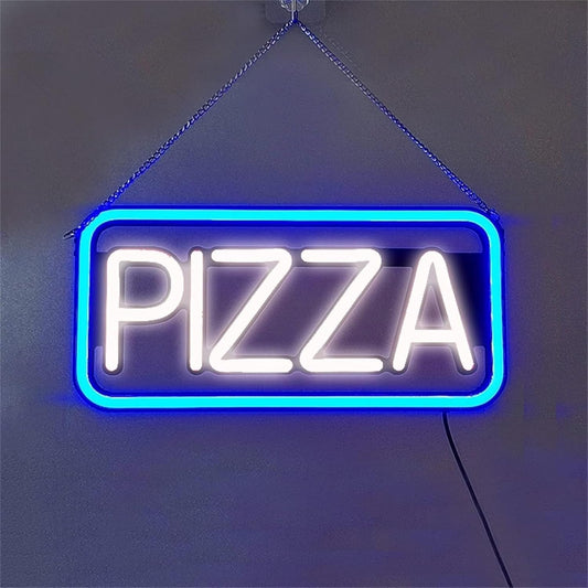 Letrero luminoso Letrero de neón con luz PIZZA